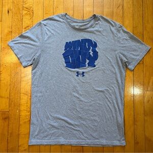 Under Armour Men's Chicago Windy City Shirt Size L Grey Short Sleeve Crew Neck